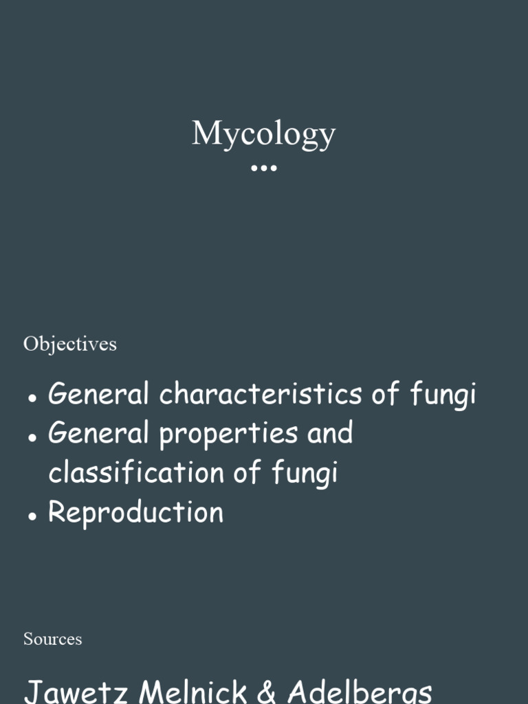 Mycology PDF Fungus Taxa