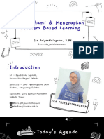 Memahami & Menerapkan Problem Based Learning