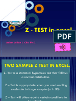 Z - Test P8A, PS8B