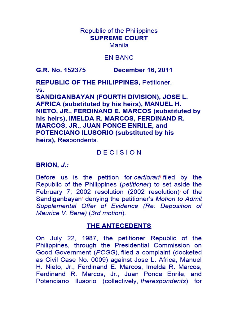 People v sandiganbayan pdf deposition law lawsuit
