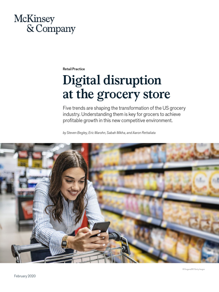 Digital Disruption at The Grocery Store | PDF | Grocery Store | Retail