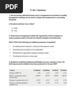 F1 Set 1 Question PDF