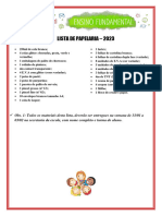 Lista Papelaria Fund 1 2023