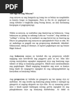 Misyon, Propesyon, at Bokasyon | PDF