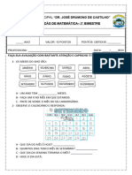 AVALIAÇÃOMATEMATICA3B