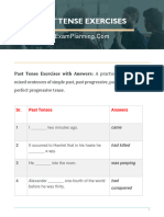 Past Tense Exercises PDF