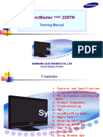 Samsung Syncmaster 220tn Training