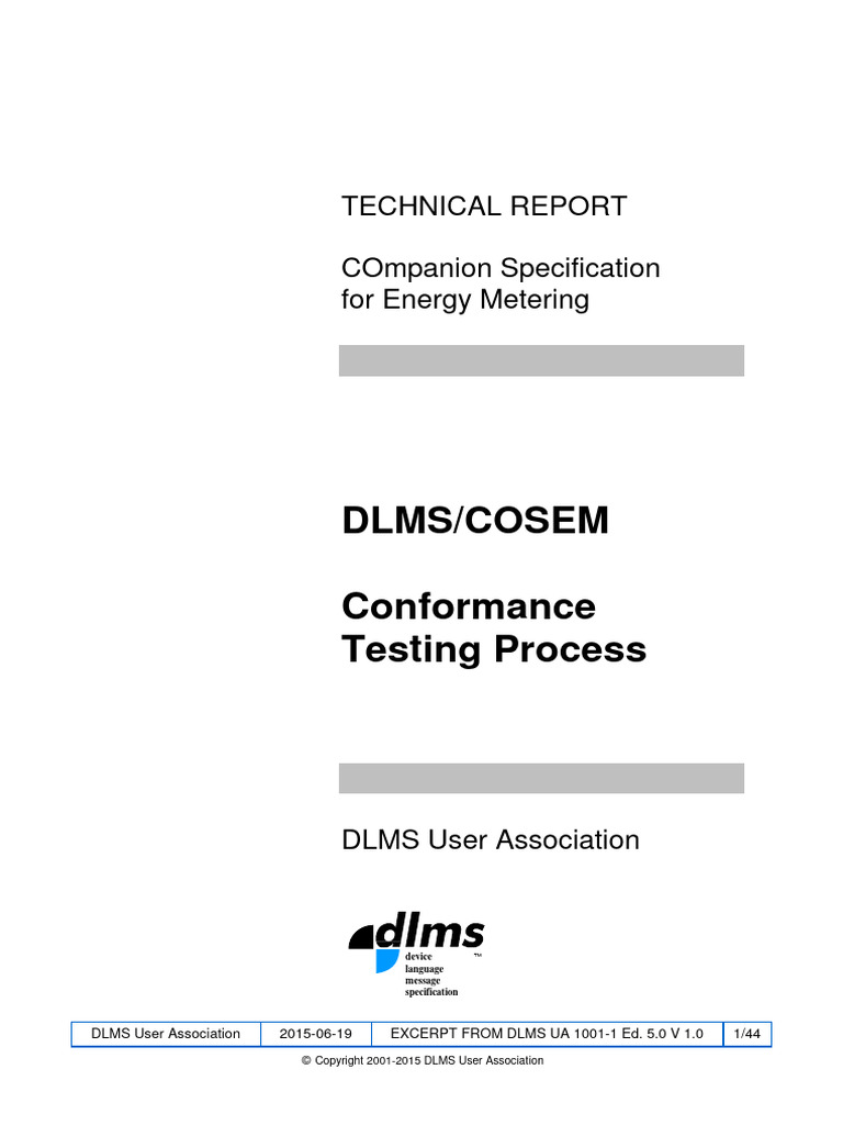 Dokumen - Tips Dlmscosem Conformance Testing Figure 1 Dlmscosem ...