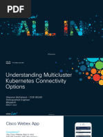 BRKETI-2003 - Understanding Multicluster Kubernetes Connectivity Options