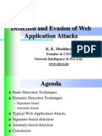 Detection and Evasion of Web Application Attacks: K. K. Mookhey