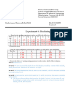 Machining Report PDF