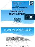 Perbezaan Pengajaran Mikro Dan Makro