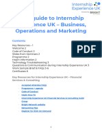 Business, Operations & Marketing Student Handbook