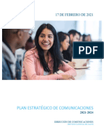 Plan Estratégico de Comunicaciones 2021-2024 Nuevo DCOM
