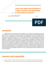 An Empirical Research On The Impact of The Perceptions of Female Employees About Corporate Social Responsibility On Their Organizational Commitment 1