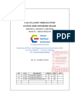 EFK-EHR01-LIFT-CAL-PS-007 (Lifting Calculation For Triplex Engine Skid Offshore Frame)