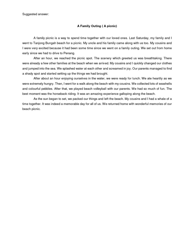 A Picnic | PDF
