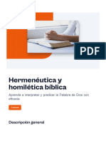 Hermeneutica y Homiletica Biblica