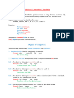 Adjectives Comparative Superlative