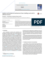 Rf00020 激光熔覆裂纹的物理机理及其影响因素分析