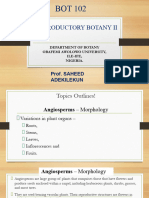 5-BOT 102 L-1 Angiosperm Morphology-1