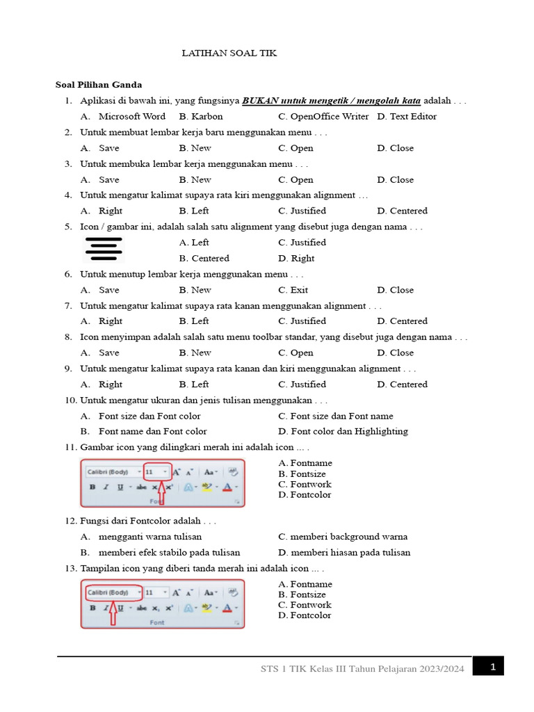 Menguasai TIK Kelas 3: Panduan Latihan Soal Platinum
