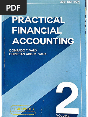 Practical Financial Accounting 2 Valix 2021 Ed