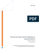 Taller de Buen Trato Dirigido A Adolesce