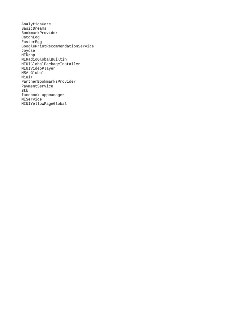 Debloat list strp pdf games activities