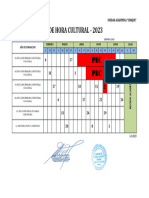 Rol de Hora Cultural 2023