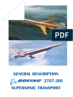 Boeing 2707-300 Supersonic Transport. General Description