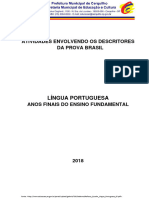 Apostila Prova Brasil Língua Portuguesa 8 ºano