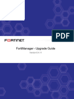 Fortimanager v6.4.11 Upgrade Guide