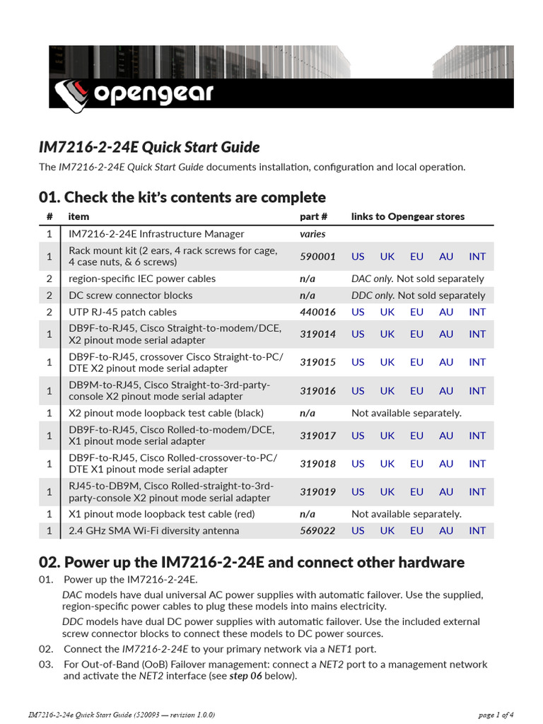 Im7216 2 24e Quick Start | PDF | Port (Computer Networking) | Computer ...
