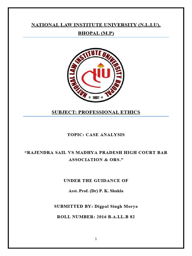 Professional Ethics Pdf Judgment Law Contempt Of Court