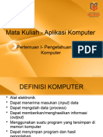 Pertemuan 1 Pengenalan Komputer