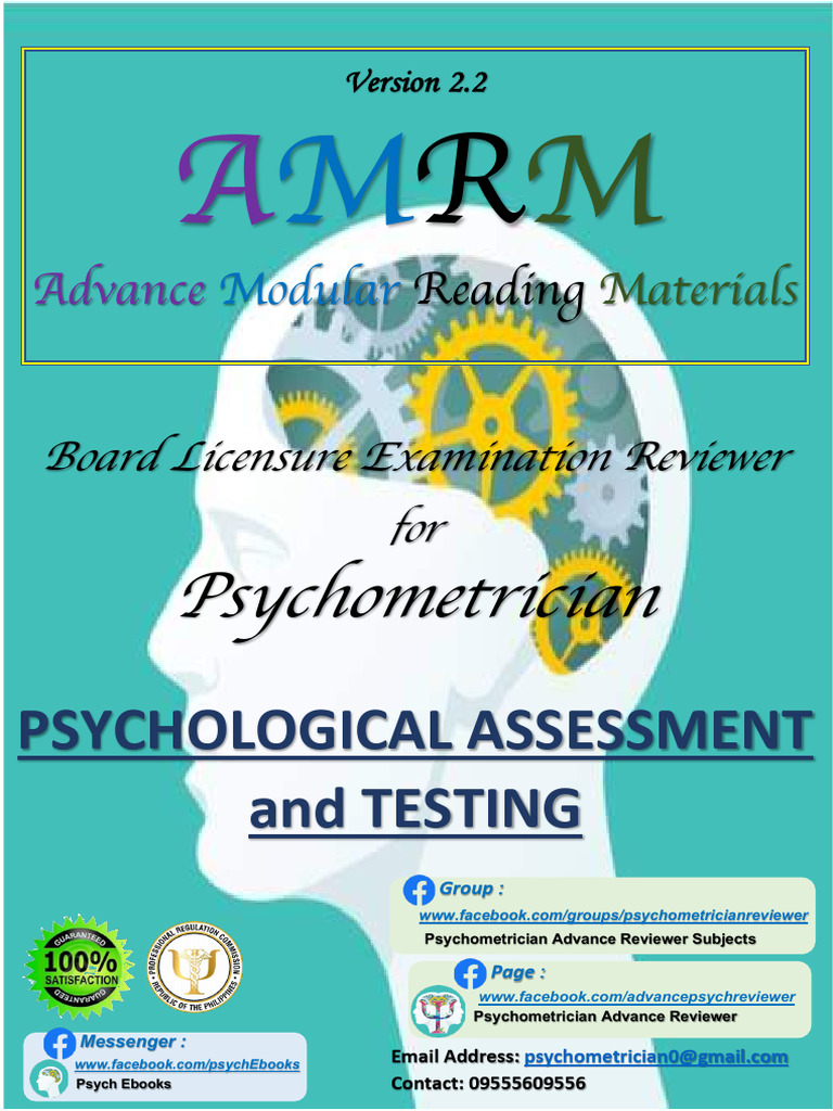 PSYCHOLOGICAL TESTING AND ASSESSMENT PDF visual data 5