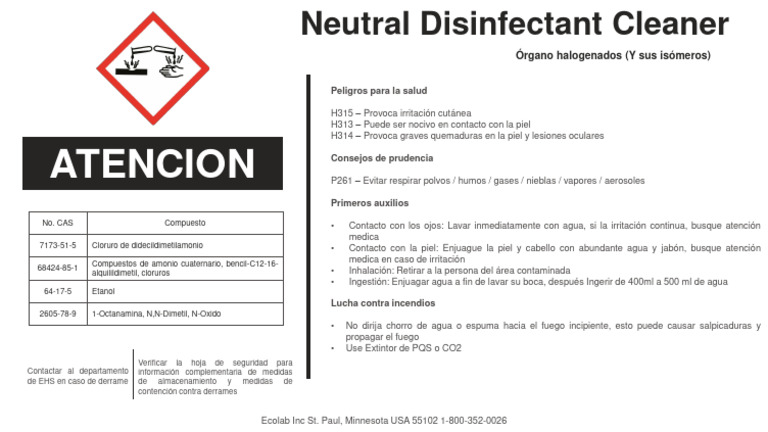 PH7Q DUAL NEUTRAL DISINFECTANT CLEANER (LABEL)