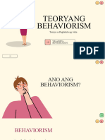Teoryang Behaviorism
