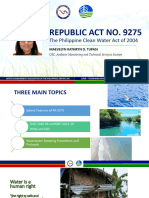 RA 9275 Clean Water Act WEAP 2023