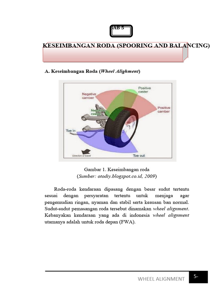 Keseimbangan Roda dan Geometri Mobil | PDF