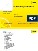 New Site Drive Test & Optimization: DHQ: - Nanded Site Name:-Pokharni Site ID:-POKR01