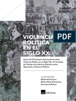 El Traslado de La Narrativa Revolucionaria A La Humanitaria en La Denuncia Por Los Represaliados de Rosario, Argentina Marianela Scocco