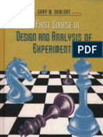 ! a First Course in Design and Analysis of Experiments