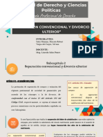 "Separación Convencional y Divorcio Ulterior" - D.P.C.