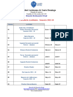 Calendario Academico Uasd Virtual 1