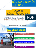 1. Chuyên Đề Công Tác Đào Tạo