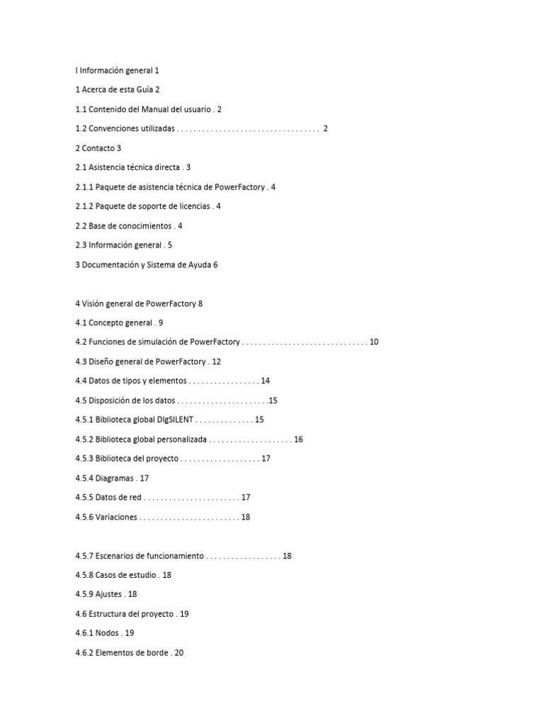 Contenido Manual De Usuario Digsilent 2022 Pdf Relé Simulación