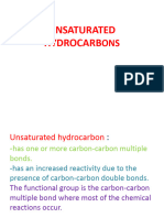 3.2 Unsaturated Hydrocarbons