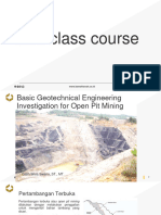 Basic Geotechnical Engineering Investigation For Open Pit Mining (Bawahtanah - Co.id Template) - Galih W. Swana